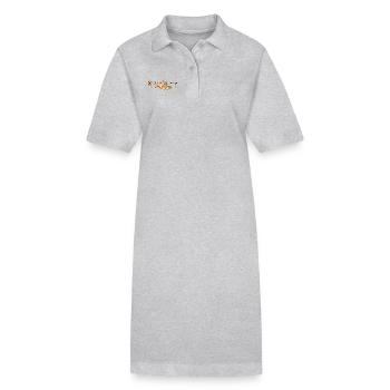 Trumpet Geometric - Stanley/Stella PAIGER Organic Women’s Polo Dress - black - Front