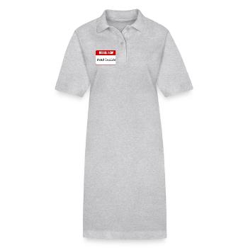 i am dead inside - Stanley/Stella PAIGER Organic Women’s Polo Dress - black - Front