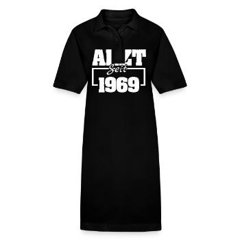 Occupational physician 1969 - Stanley/Stella PAIGER Organic Women’s Polo Dress - black - Front