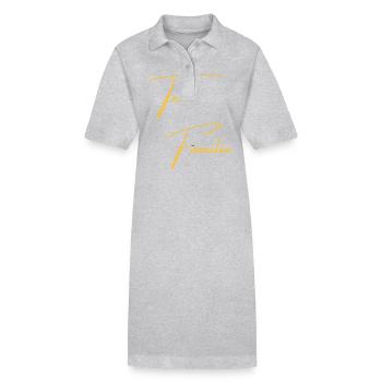 Team Familie Mutter Vater Kind Sport Verein - Stanley/Stella Frauen Bio-Polokleid PAIGER - Schwarz - Vorne