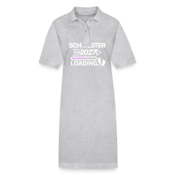 I will be a sister in 2027 - Stanley/Stella PAIGER Organic Women’s Polo Dress - black - Front