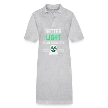 Lieber Licht als Ideologie - Ja zu Atomkraft - Stanley/Stella Frauen Bio-Polokleid PAIGER - Schwarz - Vorne