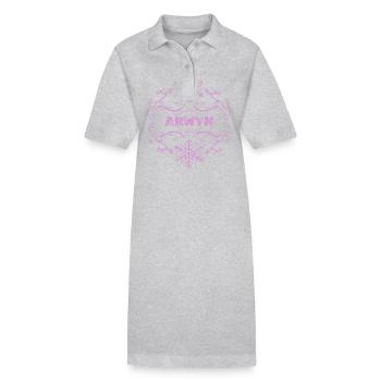 Wife Arwyn - Stanley/Stella PAIGER Organic Women’s Polo Dress - black - Front