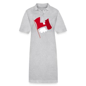 Switzerland Swiss Swiss German - Stanley/Stella PAIGER Organic Women’s Polo Dress - black - Front