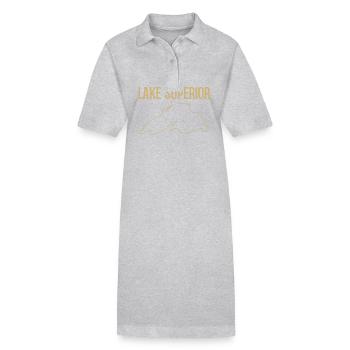 Great Lakes - Stanley/Stella PAIGER Organic Women’s Polo Dress - black - Front