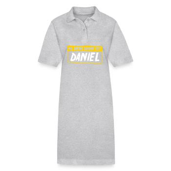 Daniel - Robe polo bio PAIGER Stanley/Stella Femme - noir - Devant