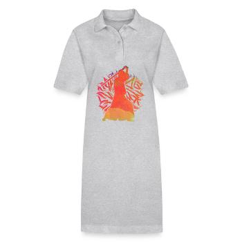 Aikido - Stanley/Stella Frauen Bio-Polokleid PAIGER - Schwarz - Vorne