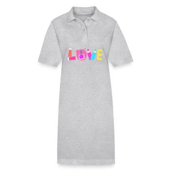Kosmetikerin - Stanley/Stella Frauen Bio-Polokleid PAIGER - Schwarz - Vorne