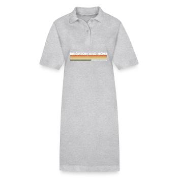 Brighton And Hove UK Vintage British British - Stanley/Stella PAIGER Organic Women’s Polo Dress - black - Front