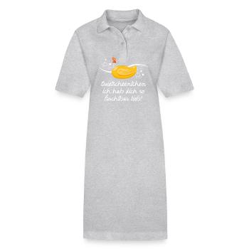 Quietscheentchen ich hab dich Gummi Ente - Stanley/Stella Frauen Bio-Polokleid PAIGER - Schwarz - Vorne