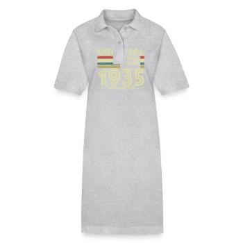 Jahrgang 1935 Geburtstag - Stanley/Stella Frauen Bio-Polokleid PAIGER - Schwarz - Vorne