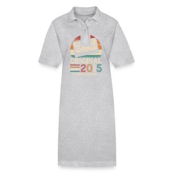 Legendärer Jahrgang 2015 Retro - Stanley/Stella Frauen Bio-Polokleid PAIGER - Schwarz - Vorne