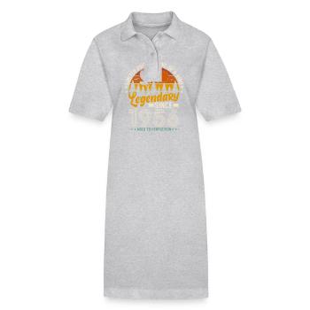 Jahrgang 1956 Limitierte Auflage - Stanley/Stella Frauen Bio-Polokleid PAIGER - Schwarz - Vorne