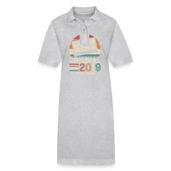 Joie du Jubilé 2019 - Robe polo bio PAIGER Stanley/Stella Femme - noir - Devant