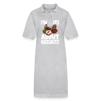 Funny Hazelnut Shirt - Stanley/Stella PAIGER Organic Women’s Polo Dress - black - Front