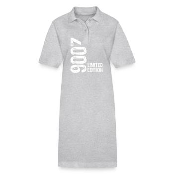 Limited Edition 2006 Men Boy 18 Years Vintage - Stanley/Stella PAIGER Organic Women’s Polo Dress - black - Front