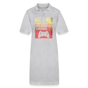 Gaming-Geschenke für Teenager Jungen 8-16 Jahre alt - Stanley/Stella Frauen Bio-Polokleid PAIGER - Schwarz - Vorne