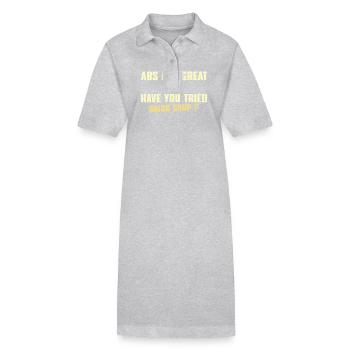 Zwiebelsuppe Meme - Stanley/Stella Frauen Bio-Polokleid PAIGER - Schwarz - Vorne