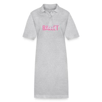 Ballet addict - Stanley/Stella Frauen Bio-Polokleid PAIGER - Schwarz - Vorne