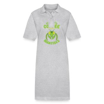 All I need is Coffee and Mantises - Stanley/Stella Frauen Bio-Polokleid PAIGER - Schwarz - Vorne
