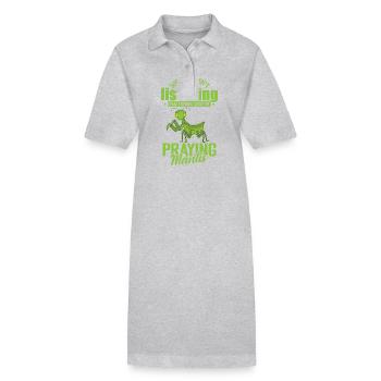 Sorry I wasn't listening Praying Mantis - Stanley/Stella Frauen Bio-Polokleid PAIGER - Schwarz - Vorne