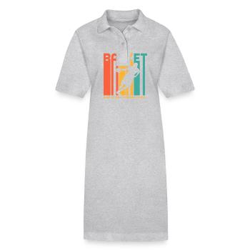 Basketball. Born in 1891. Basketball Fans - Stanley/Stella PAIGER Organic Women’s Polo Dress - black - Front