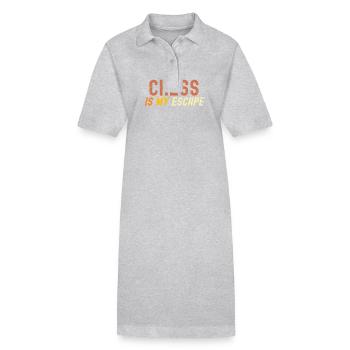 Chess Is My Escape - Stanley/Stella PAIGER Organic Women’s Polo Dress - black - Front