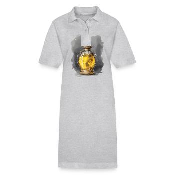 Zaubertrank Ästhetisches Gamer Design Streetwear - Stanley/Stella Frauen Bio-Polokleid PAIGER - Schwarz - Vorne