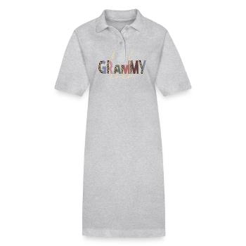 Beste Grammy-Geschenke aller Zeiten Muttertag mit Leopardenmuster - Stanley/Stella Frauen Bio-Polokleid PAIGER - Schwarz - Vorne