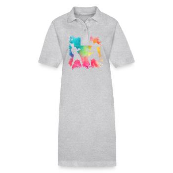Boxen - Stanley/Stella Frauen Bio-Polokleid PAIGER - Schwarz - Vorne