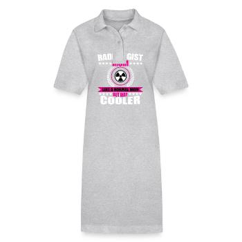 Lustiges Geschenk Für Eine Radiologe Mama - Stanley/Stella Frauen Bio-Polokleid PAIGER - Schwarz - Vorne