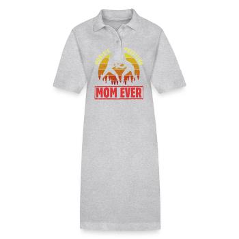 Die beste Wrestling-Mutter aller Zeiten - Stanley/Stella Frauen Bio-Polokleid PAIGER - Schwarz - Vorne