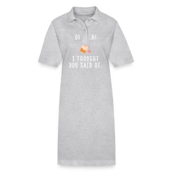 Oh Tee, ich dachte, du sagtest OT lustiger Beruf - Stanley/Stella Frauen Bio-Polokleid PAIGER - Schwarz - Vorne