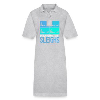 Traîneau Chiens de traîneau - Robe polo bio PAIGER Stanley/Stella Femme - noir - Devant