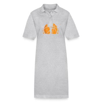 Basketball Dunking Sports America USA - Stanley/Stella PAIGER Organic Women’s Polo Dress - black - Front