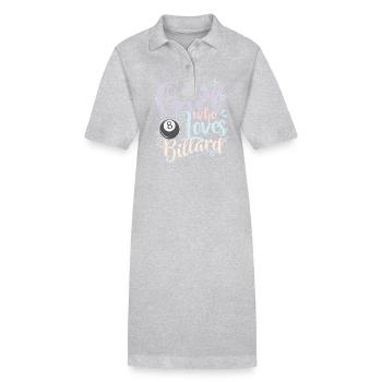 Girl who Loves Billard - Stanley/Stella Frauen Bio-Polokleid PAIGER - Schwarz - Vorne