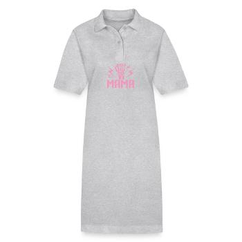 Rock Mom Music Band Genre - Stanley/Stella PAIGER Organic Women’s Polo Dress - black - Front