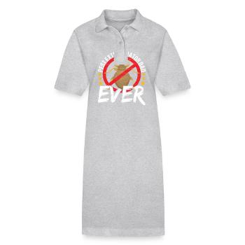 Schädlingsbekämpfung Kammerjäger - Stanley/Stella Frauen Bio-Polokleid PAIGER - Schwarz - Vorne