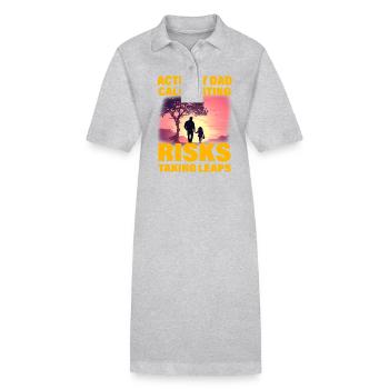 Aktuar Papa Risiken berechnen und Sprünge machen - Stanley/Stella Frauen Bio-Polokleid PAIGER - Schwarz - Vorne