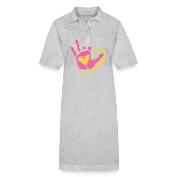 School psychologist - Stanley/Stella PAIGER Organic Women’s Polo Dress - black - Front