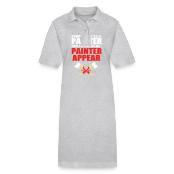 Painter Artist Artist Art Academy - Stanley/Stella PAIGER Organic Women’s Polo Dress - black - Front