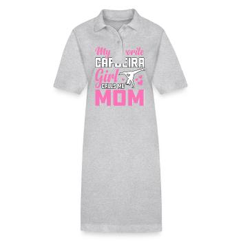 Mein Lieblings-Capoeira-Mädchen nennt mich Mama - Stanley/Stella Frauen Bio-Polokleid PAIGER - Schwarz - Vorne