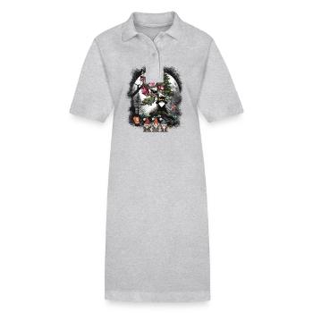 Fairy Tale Fairy Tale Character Gnome Wizard Dwarfs Child - Stanley/Stella PAIGER Organic Women’s Polo Dress - black - Front