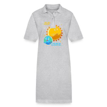 Sonnensystem Universum - Stanley/Stella Frauen Bio-Polokleid PAIGER - Schwarz - Vorne
