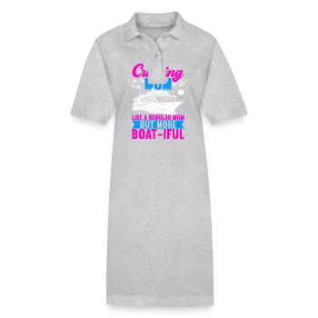 Kreuzfahrt Urlaub Kreuzfahrtschiff - Stanley/Stella Frauen Bio-Polokleid PAIGER - Schwarz - Vorne