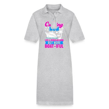 Kreuzfahrt Urlaub Kreuzfahrtschiff - Stanley/Stella Frauen Bio-Polokleid PAIGER - Schwarz - Vorne