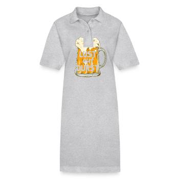 Soif de buveurs de bière enthousiastes - Robe polo bio PAIGER Stanley/Stella Femme - noir - Devant