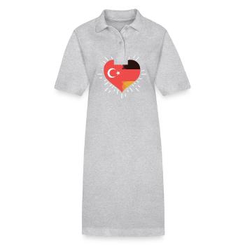 Turks Turkish Turkey - Stanley/Stella PAIGER Organic Women’s Polo Dress - black - Front