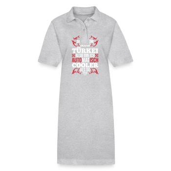 Turks Turkish Turkey - Stanley/Stella PAIGER Organic Women’s Polo Dress - black - Front