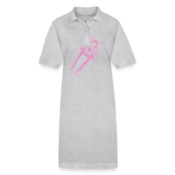Barman Mixologue Shaker - Robe polo bio PAIGER Stanley/Stella Femme - noir - Devant